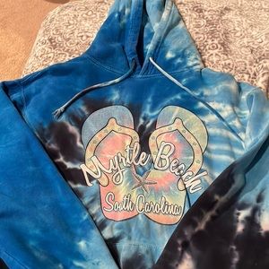 Medium tie-dye Myrtle beach hoodie